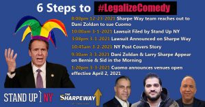 Stand Up NY lawsuit meme