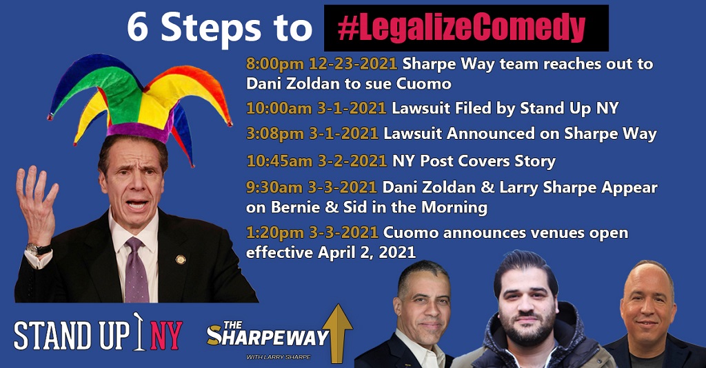 Stand Up NY lawsuit meme