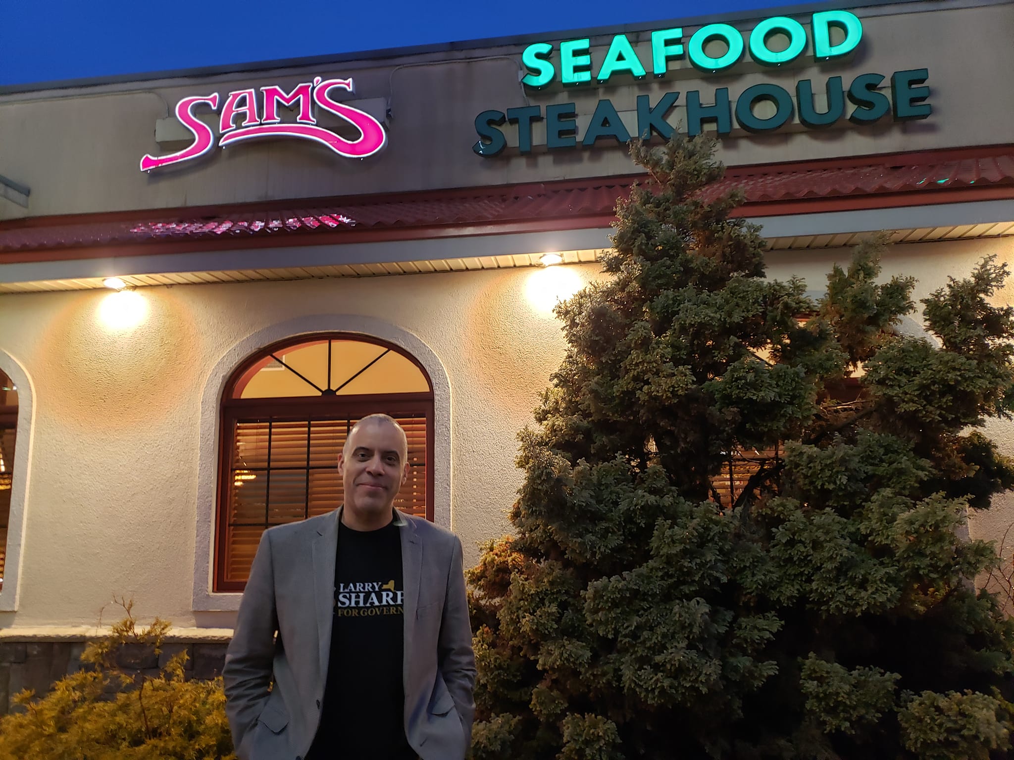 Larry Sharpe Sam's Seafood Steakhouse
